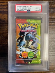 2004 Pokemon Ex Fire Red Leaf Green Blastoise Booster Pack PSA 10 91871450